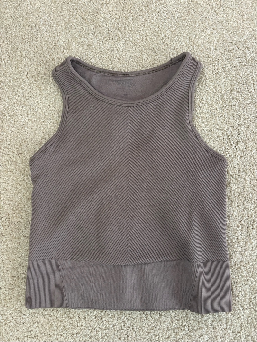 Abercrombie & Fitch YPB SeamlessCORE Ribbed Scuba Tank Top Women's Sz small
